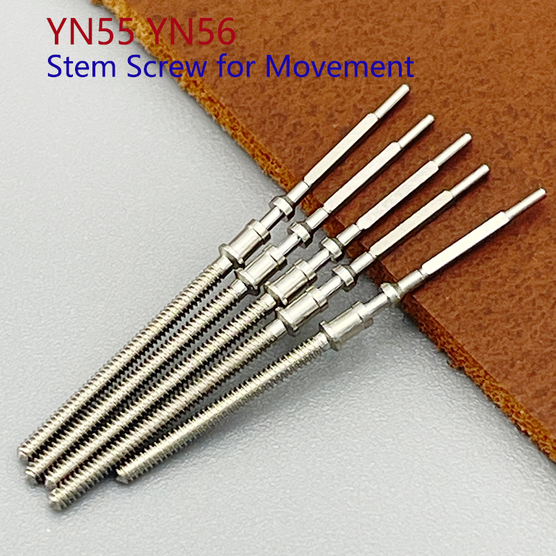 Watch Crown Stem - 2/4 個 YN55 ステムウォッチクラウンステムステンレス鋼スペアパーツフィット YN55 YN56