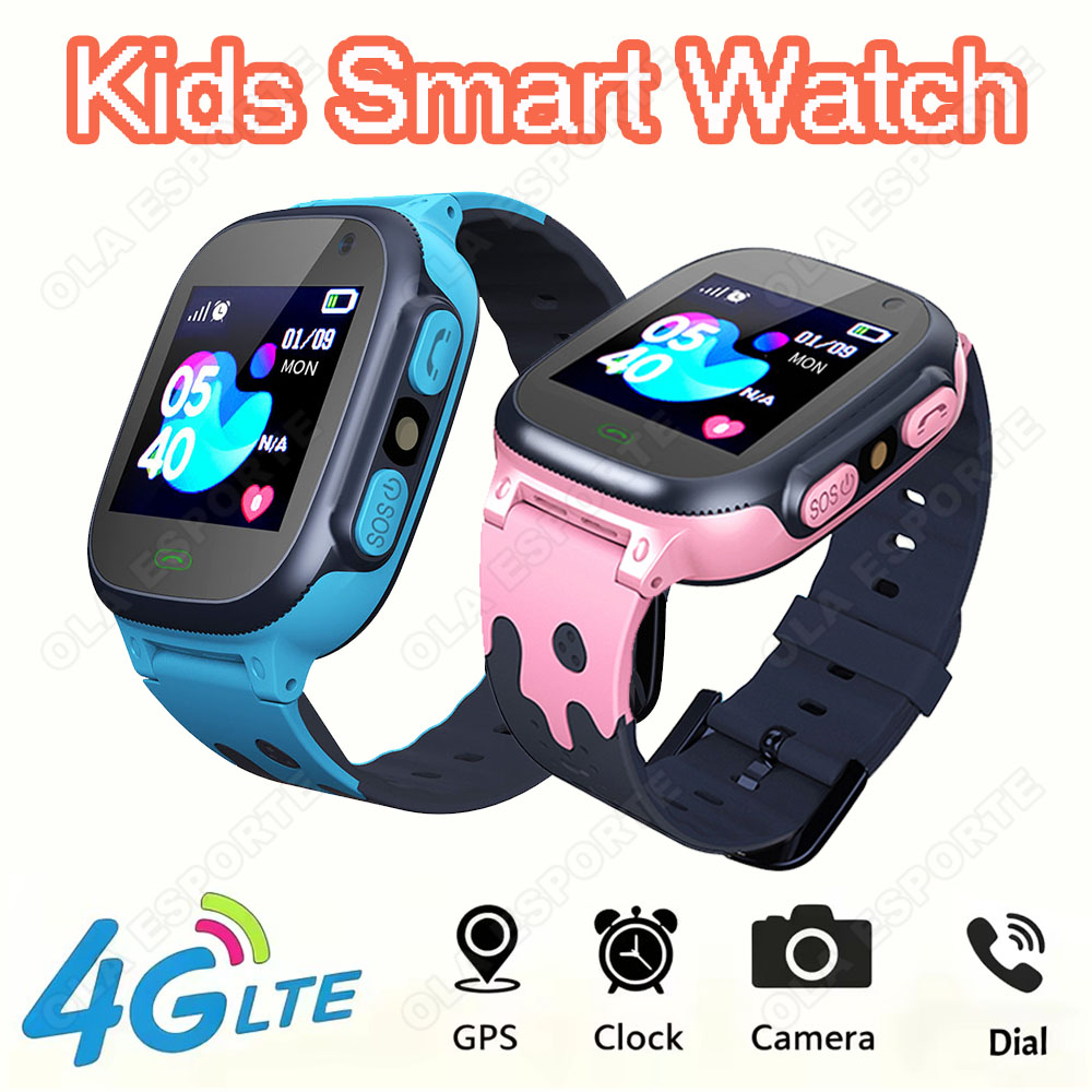 Smartwatch Watches Birthday Gift For Girls - 4Gキッズスマートウォッチ ミニキッズフォン 電卓付き 通話 SOS カメラ搭載