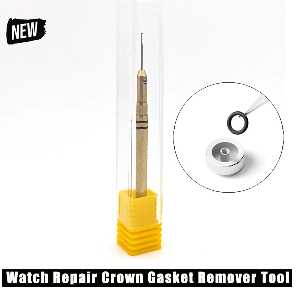 Watch Crown Pusher - 2026new 時計修理クラウンガスケットリムーバーツール O リング時計クラウンシールガスケット取り外しツール + 交換用針