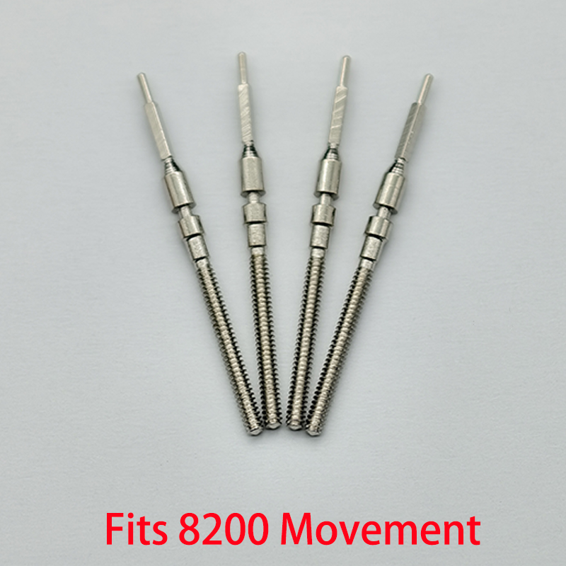 Watch Crown Stem - 2 個/4 個 8215 8200 ステンレス鋼クラウンムーブメントクラウンステムは