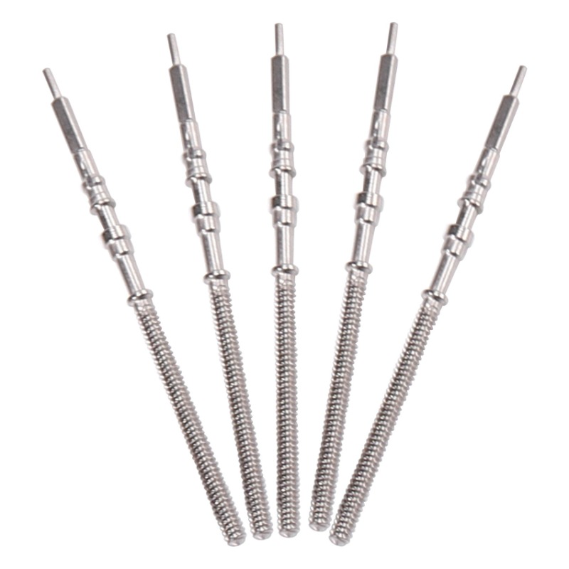 Watch Crown Stem - ムーブメントウォッチ,スチールステムクラウン,時計スペアパーツ,nh35,nh36,nh38,nh39,5個