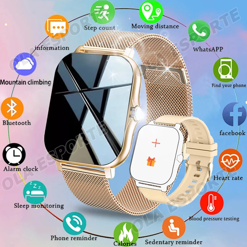 Smartwatch Watches Wallpaper - アウトドア スポーツ スマートウォッチ ワイヤレス通話情報リマインダー 壁紙変更 メンズ