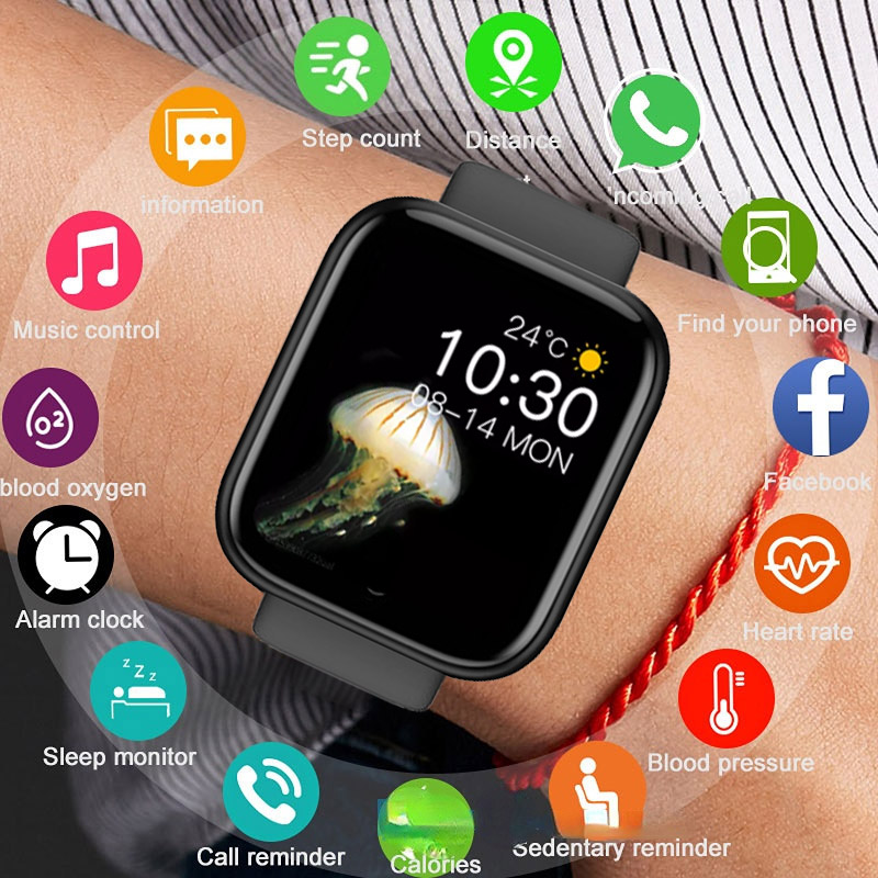 Smartwatch Watches Wallpaper - IPhone,Xiaomi,スポーツ,歩数計,男性,女性,子供のためのファッショナブルなスマート電子腕時計