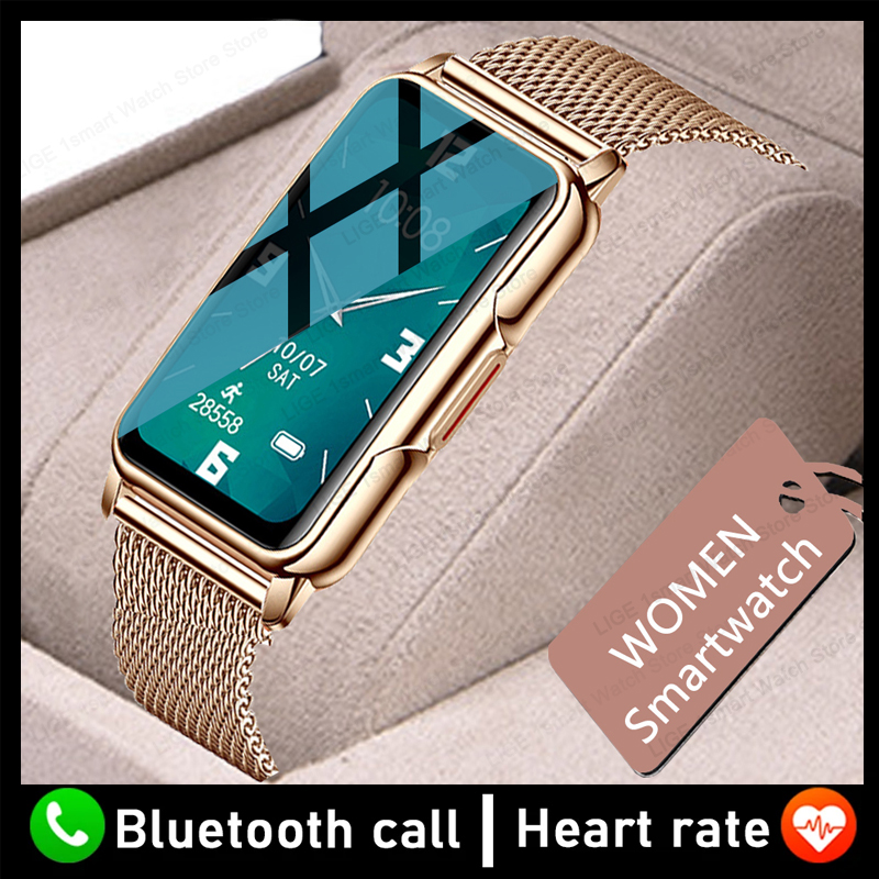 Smartwatch Watches Brands For Women - Lige-女性のための防水スマートウォッチ,健康モニタリング,スポーツ腕時計,Bluetooth通話,女性のファッションブランド