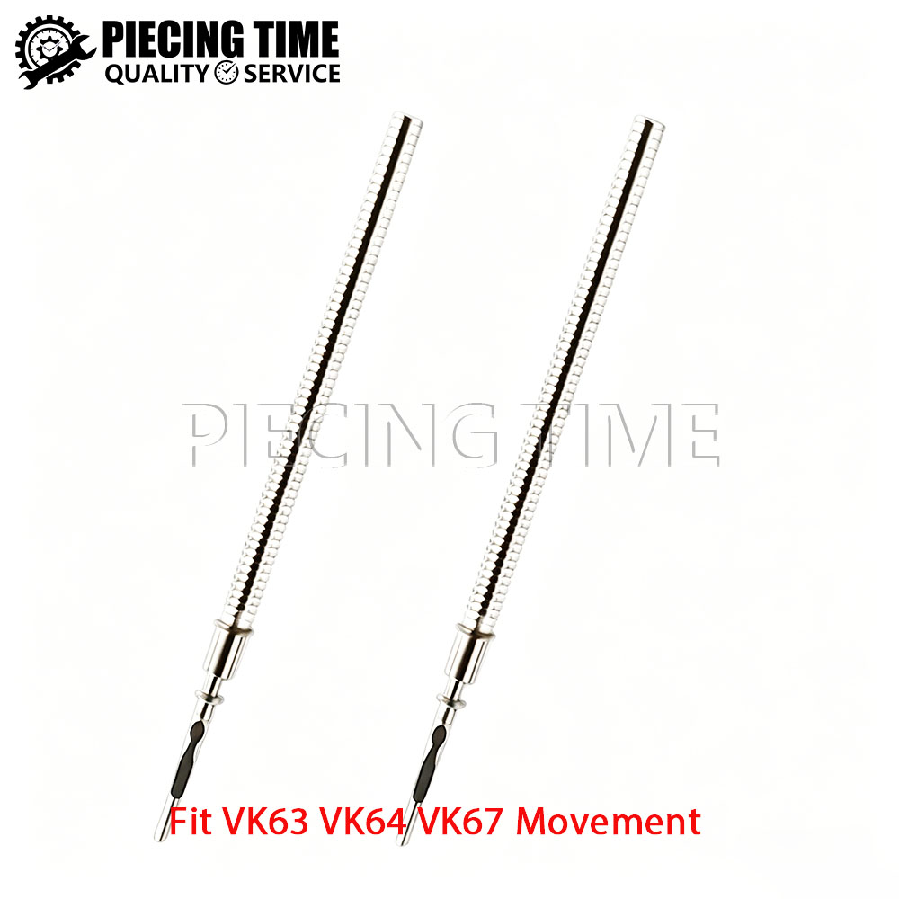 Watch Crown Stem - VK63 VK64 VK67 VK68 VK61 ムーブメントスチールステムクラウンセット時計修理交換部品