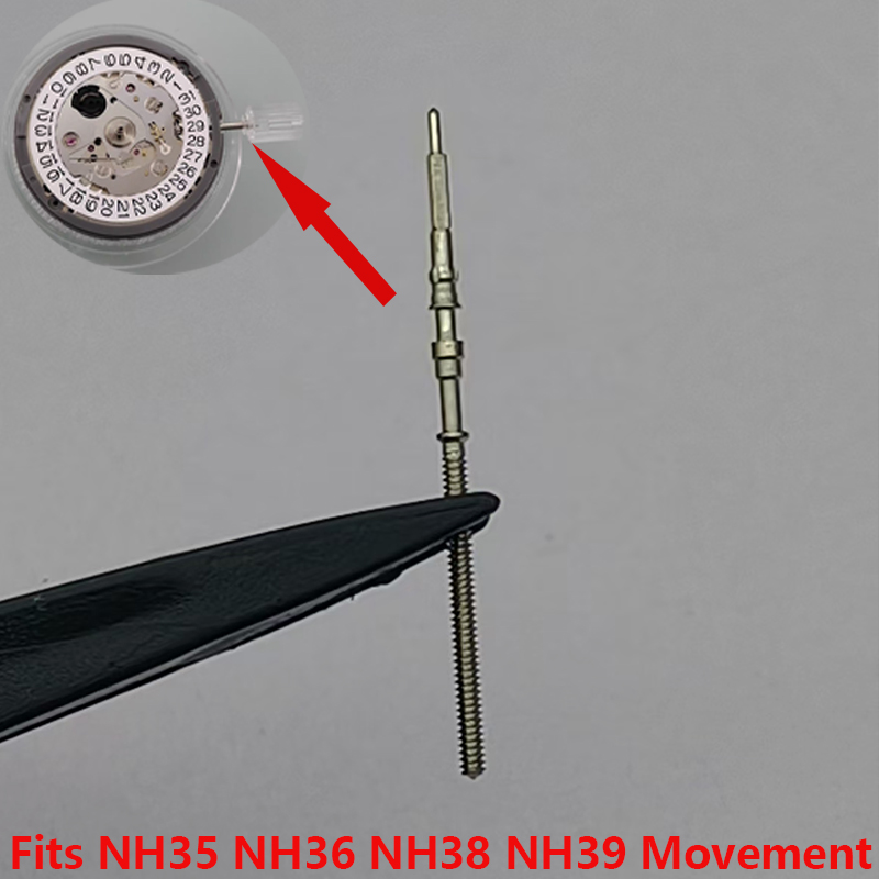 Watch Crown Stem - 2/4個入り NH35 NH36 ムーブメント クラウンステム NH35