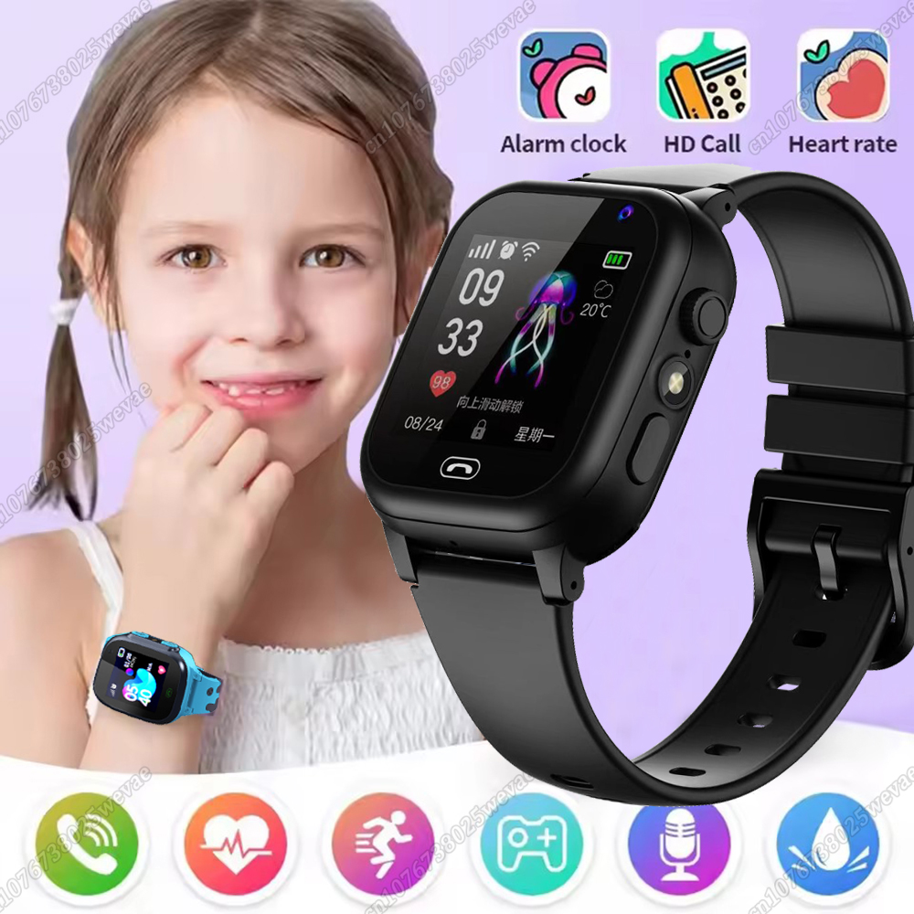 Smartwatch Watches Birthday Gift For Girls - 2026年新型ミニキッズフォン 4G SIMカード 2Gインターネット SOS位置情報 キッズスマートウォッチ