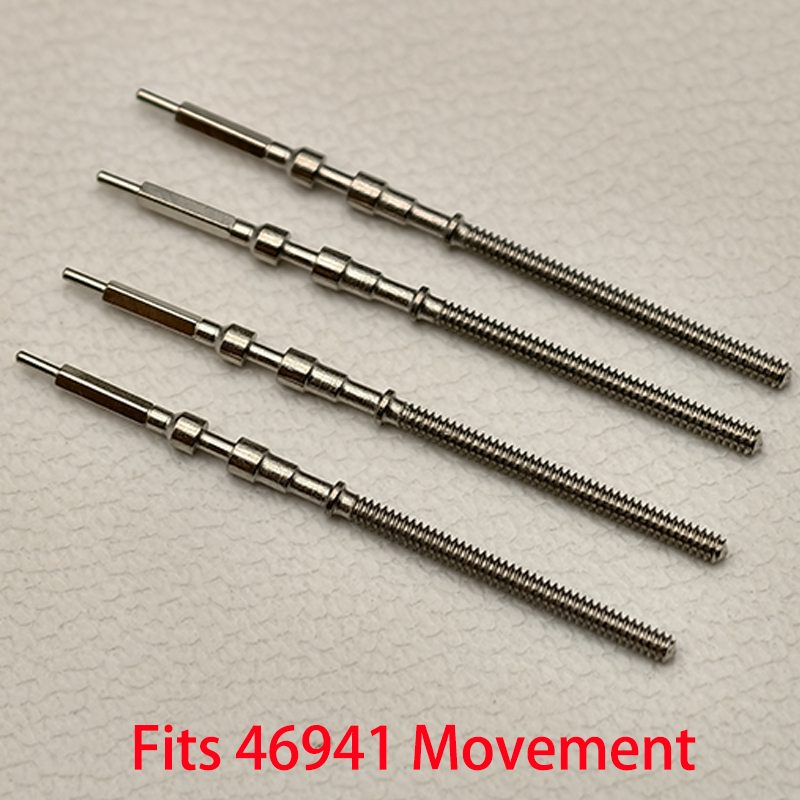 Watch Crown Stem - 2 個/4 個 46941 時計クラウンステムスペアパーツクラウンウォッチスチールステムキットは 46941