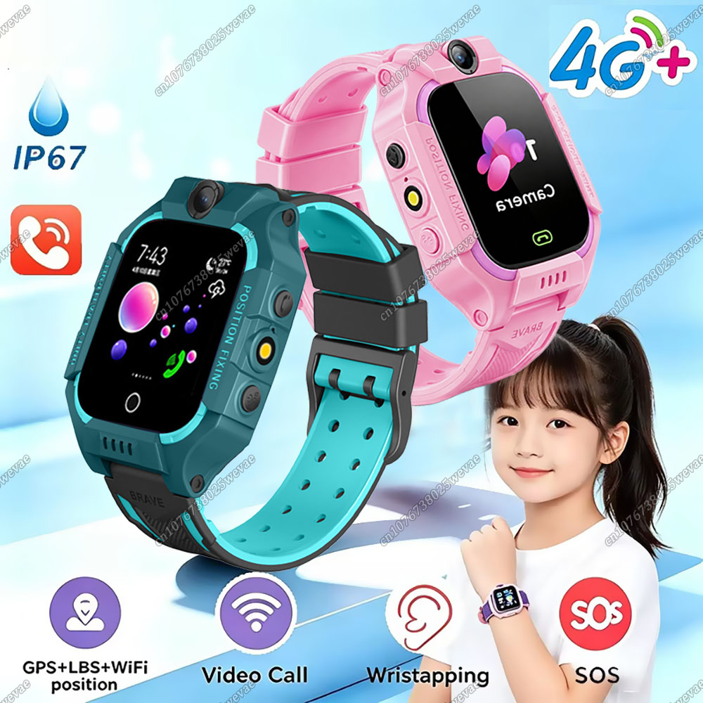 Smartwatch Watches For Kid Boy - 2026年新型5GキッズGPSスマートウォッチ SOSコール SIMカード 位置情報 カメラ IP67防水
