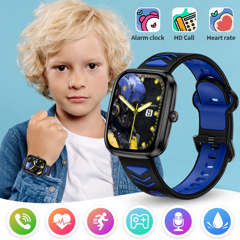 Smartwatch Watches Birthday Gift For Girls - LIGE 2026 子供用スマートウォッチ 新登場 BT通話 HDタッチスクリーン
