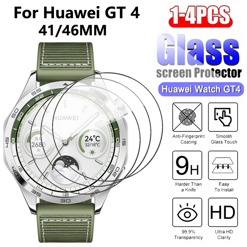 Smart Watch Screen Protector - HD 強化ガラスフィルム Huawei 社時計 GT 4