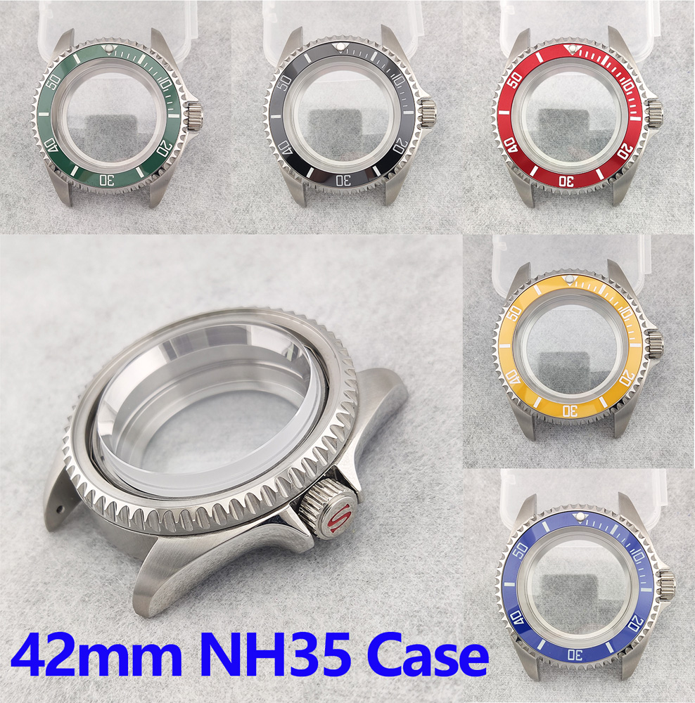 Vintage Digital Watch - 42mm 時計ケース NH35 ケース SKX007 ケース