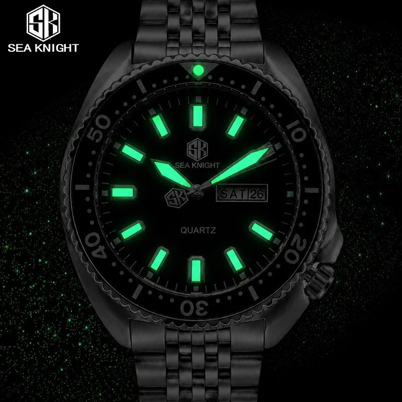 SEA KNIGHT 新型高級ビジネスクォーツ腕時計 メンズ - Smartwatch New Watches のレビューと価格