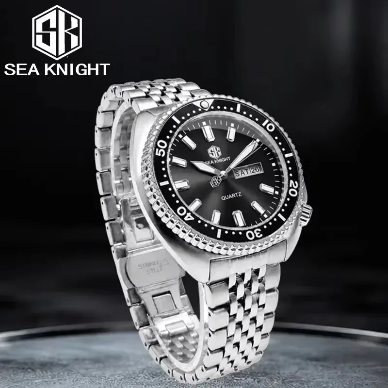 SEA KNIGHT 新型高級ビジネスクォーツ腕時計 メンズ - Smartwatch New Watches のレビューと価格