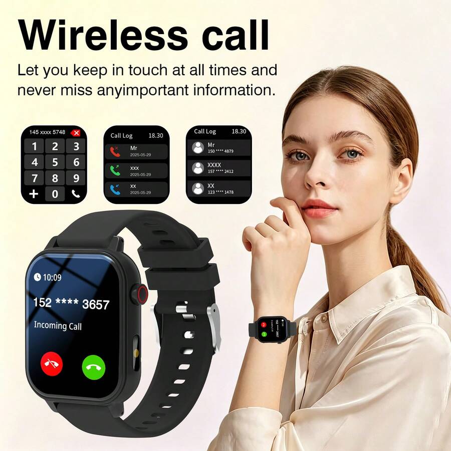 新しい1.83インチ多機能スポーツスマートウォッチ、ワイヤレ - Smartwatch Watches Wallpaper のレビューと価格