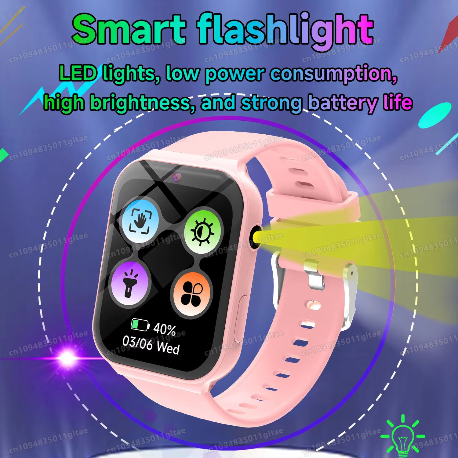 子供向け新型スマートウォッチ HDカメラ フラッシュライト  - Smartwatch Watches Birthday Gift For Girls のレビューと価格