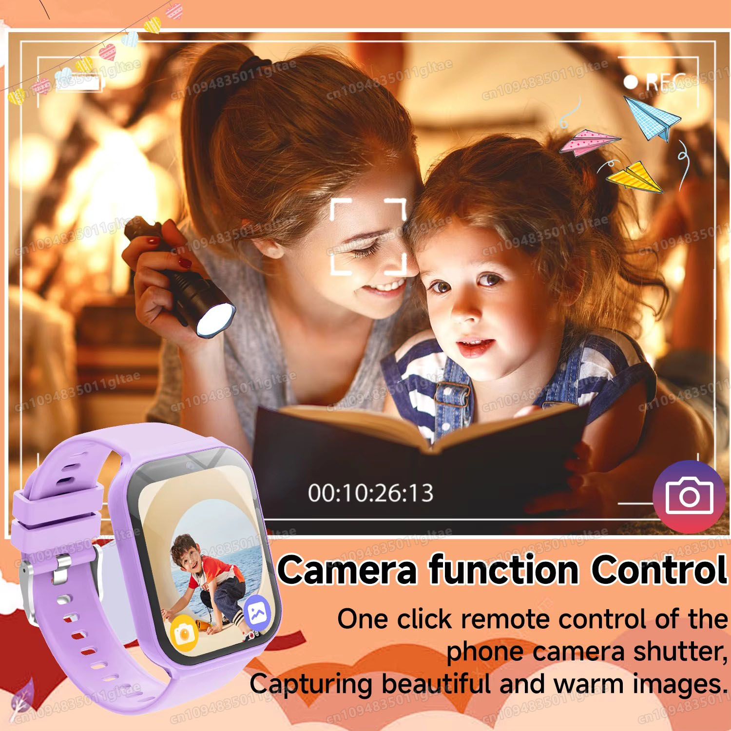 子供向け新型スマートウォッチ HDカメラ フラッシュライト  - Smartwatch Watches Birthday Gift For Girls のレビューと価格