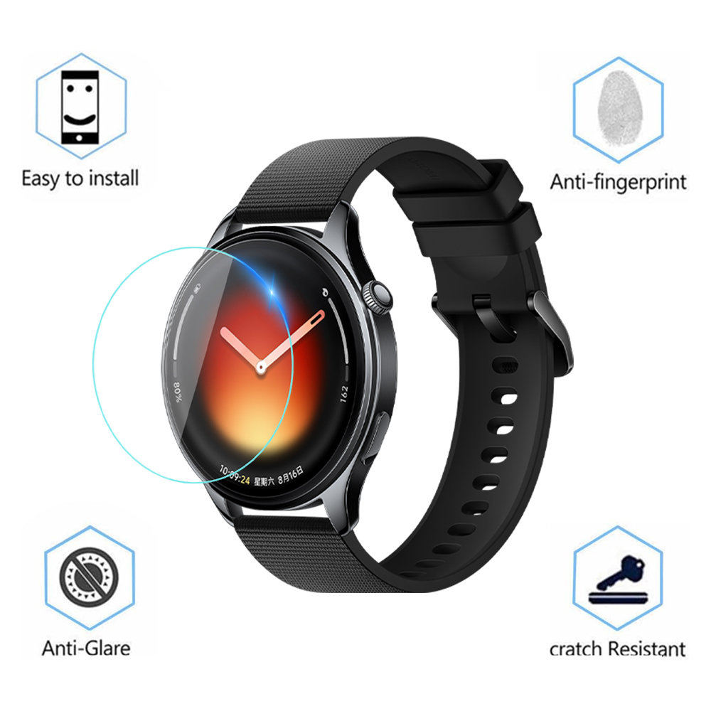 強化ガラス Xiaomi Watch 5 スマートウォッチ用 - Smart Watch Screen Protector のレビューと価格