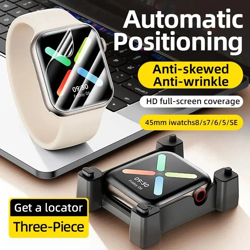 簡単装着ハイドロゲルフィルム Apple Watch Ult - Smart Watch Screen Protector のレビューと価格