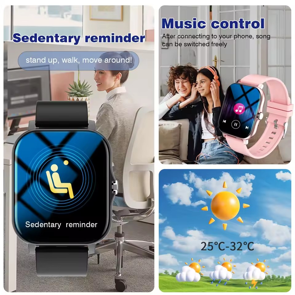 2026年アウトドアスポーツスマートウォッチ 女性用 心拍数 - Smartwatch Watches Wallpaper のレビューと価格