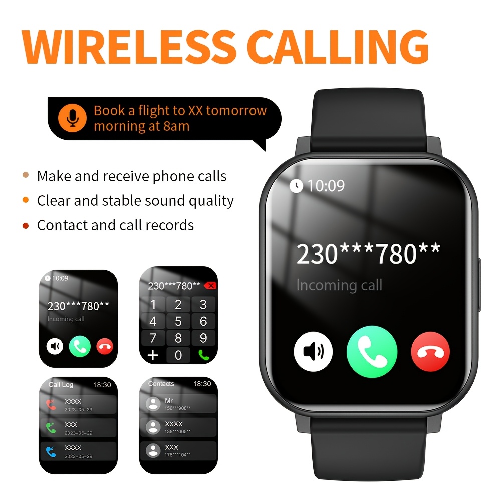 1.83インチHDスクエアスクリーン/ワイヤレス通話/260 - Smartwatch Watches Wallpaper のレビューと価格