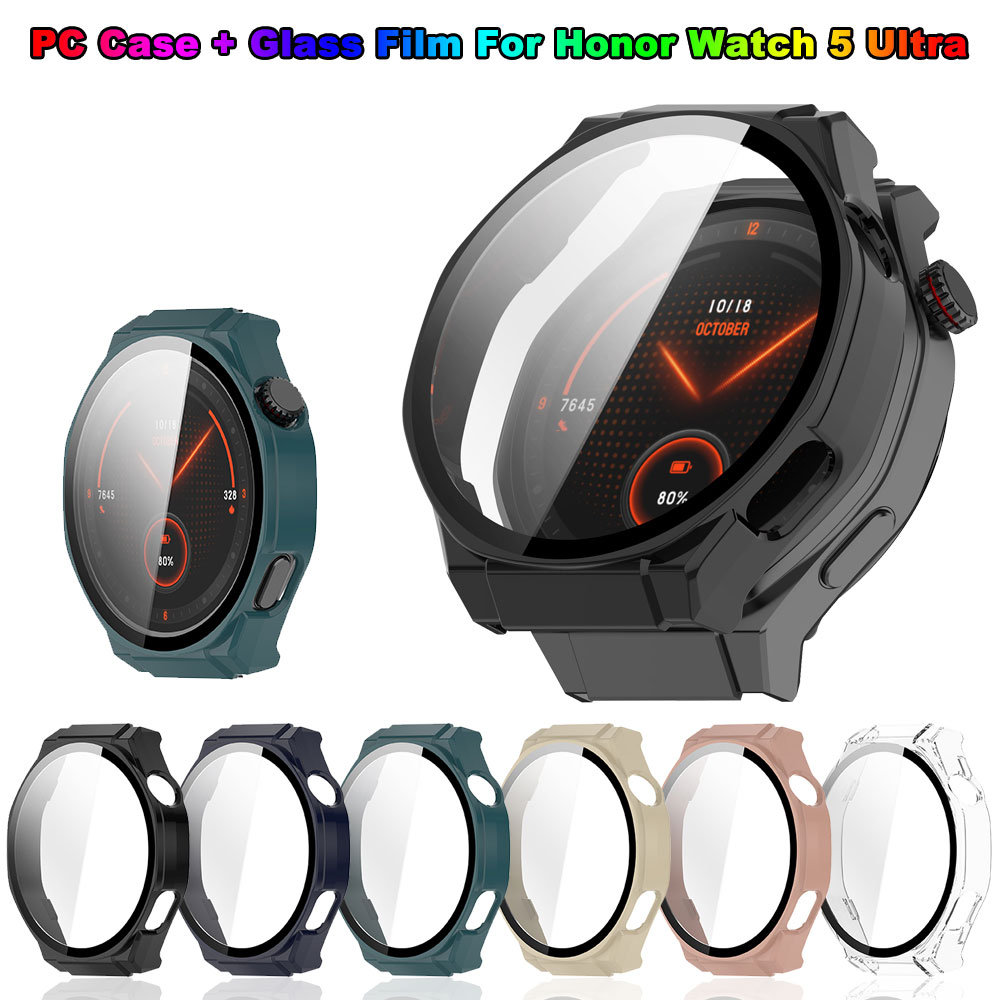 PC + 強化ガラスケース名誉 5 ウルトラスマートウォッチ - Smartwatch English のレビューと価格