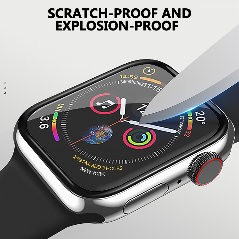 アップルウォッチ用スクリーンプロテクター,フル強化フィルム, - Smart Watch Screen Protector のレビューと価格