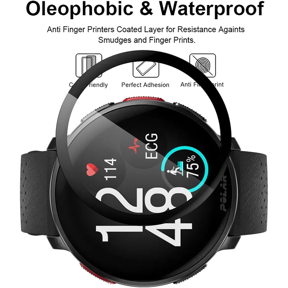 極vantage v3スマート時計バンド,3D曲面スクリーン - Smart Watch Screen Protector のレビューと価格