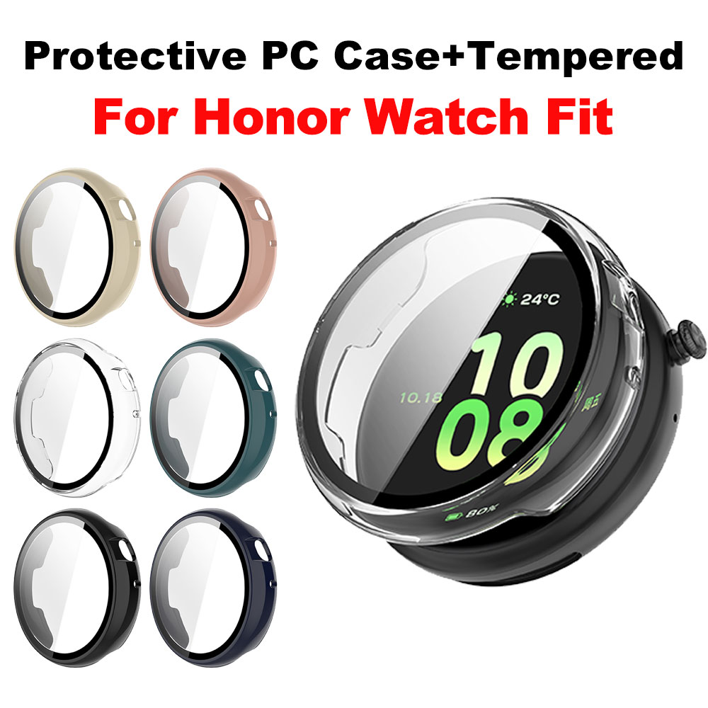 PC ケース + 強化ガラス Honor Watch Fit - Smartwatch English のレビューと価格