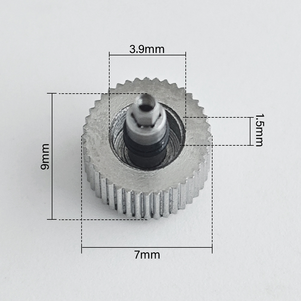 ねじ込み式ケース交換用高品質時計リューズ「S」刻印入りNH3 - Watch Crown Stem のレビューと価格