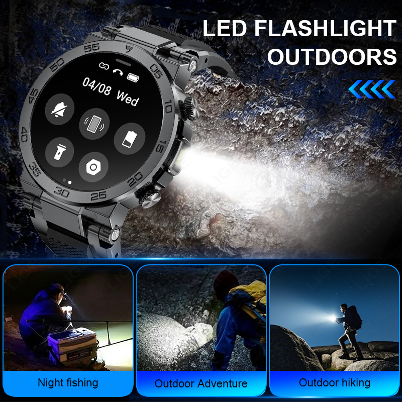LIGE カスタマイズ可能な壁紙スマートウォッチメンズ屋外ス - Smartwatch Watches Wallpaper のレビューと価格