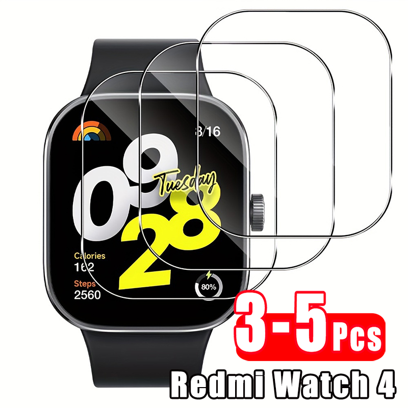 3-5 個プレミアム強化ガラス Xiaomi Redmi W - Smart Watch Screen Protector のレビューと価格