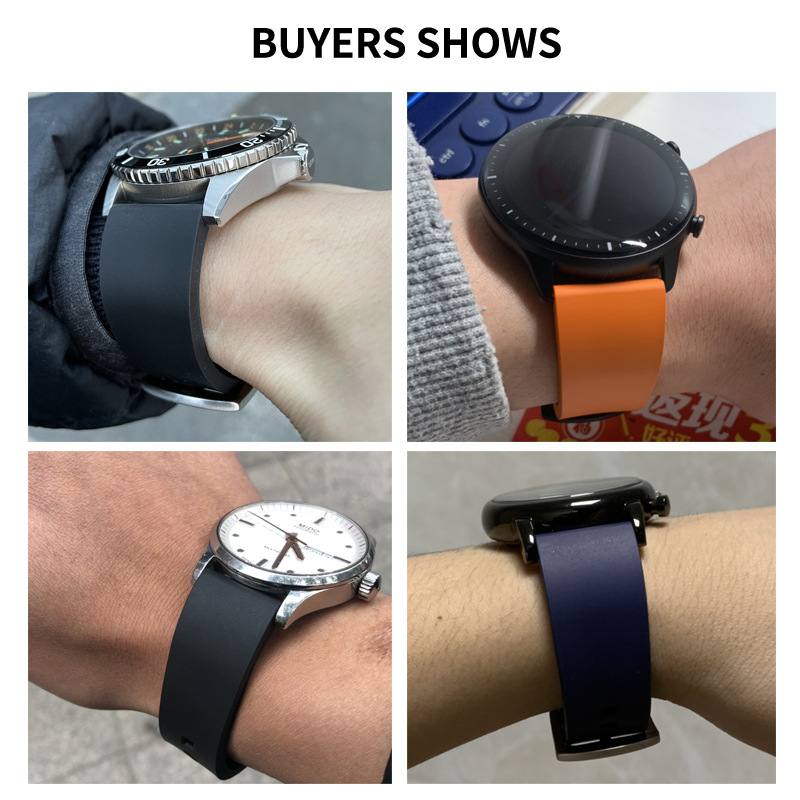 19/20/21/22/24 ミリメートルゴム時計バンドシリ - Citizen Watches Smartwatch のレビューと価格