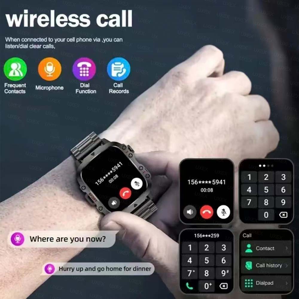 2026年新型スマートウォッチ LEDライト ワイヤレス通話 - Smartwatch Watches Wallpaper のレビューと価格