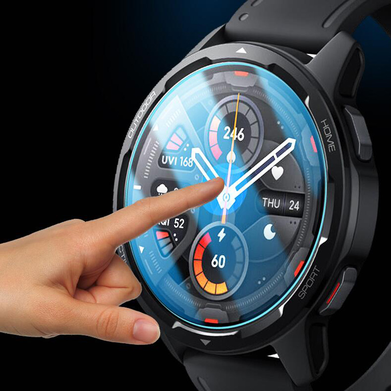 スマートウォッチハード強化ガラス保護フィルムガードスントレー - Smartwatch English のレビューと価格
