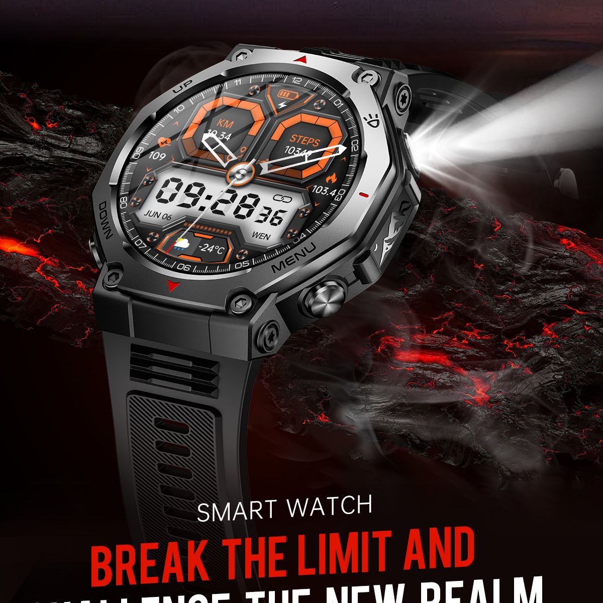 2025年新型プロスポーツスマートウォッチ メンズ AMOL - Watch Vs Amazfit のレビューと価格