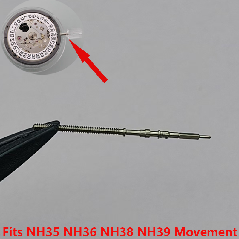 2/4個入り NH35 NH36 ムーブメント クラウンステ - Watch Crown Stem のレビューと価格