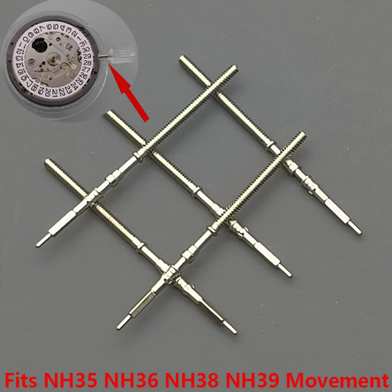 2/4個入り NH35 NH36 ムーブメント クラウンステ - Watch Crown Stem のレビューと価格