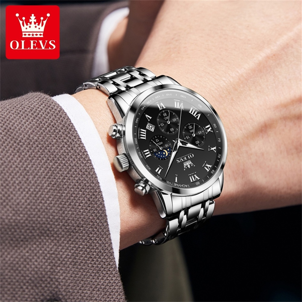 OLEVS 5529 トップブランド メンズ腕時計 防水 夜 - Smartwatch New Watches のレビューと価格