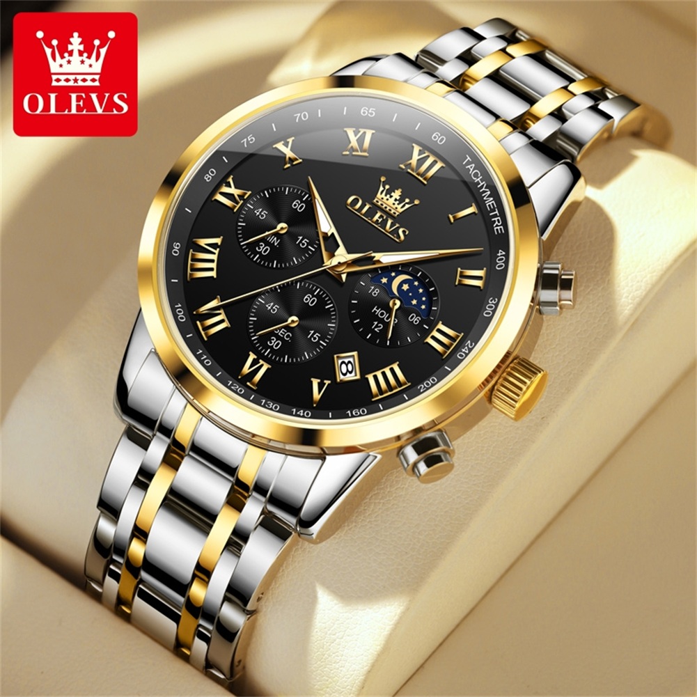 OLEVS 5529 トップブランド メンズ腕時計 防水 夜 - Smartwatch New Watches のレビューと価格