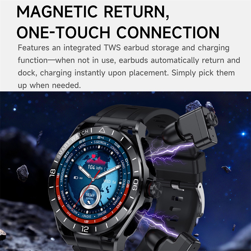 2026年ブルートゥース通話イヤホン付き2in1スマートウォ - Smartwatch Noise Watches のレビューと価格