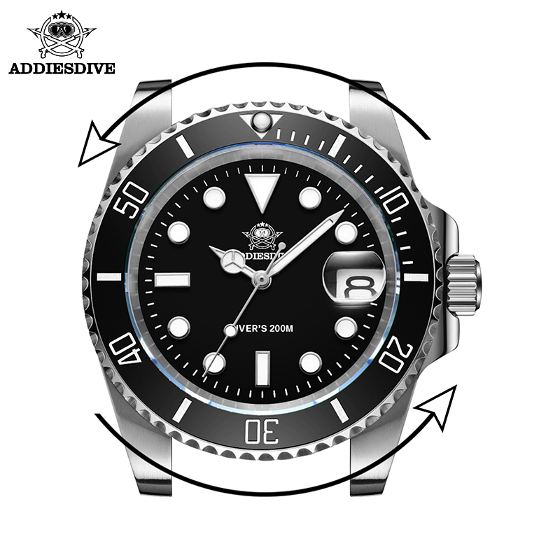 ADDIESDIVE メンズ クラシックウォッチ セラミック - Luxury Ceramic Watch のレビューと価格