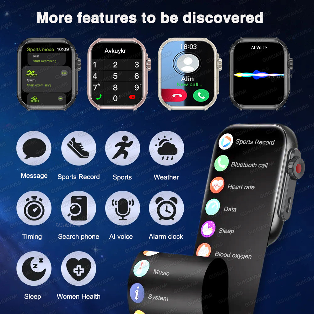 2025 腕時計ウルトラ 2 SE 男性女性 1000mAh - Smartwatch Watches Brands For Women のレビューと価格
