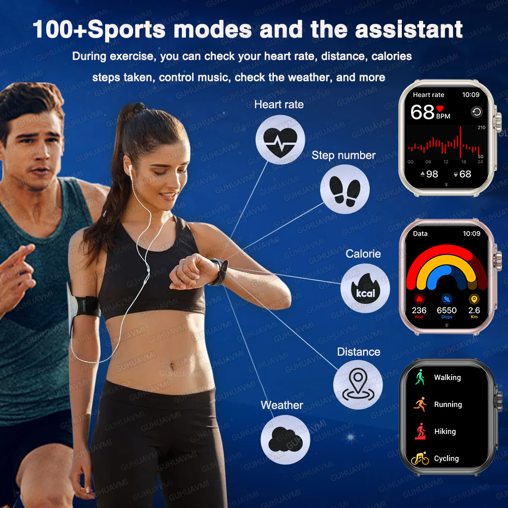 2025 腕時計ウルトラ 2 SE 男性女性 1000mAh - Smartwatch Watches Brands For Women のレビューと価格