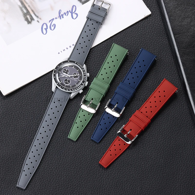 トロピカルシリコン時計バンドクイックリリース時計バンド 18 - Citizen Watches Smartwatch のレビューと価格