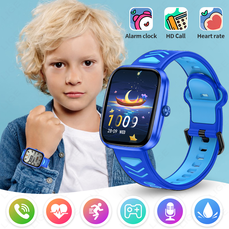 LIGE 2026 キッズスマートウォッチ 子供用HDタッチ - Smartwatch Watches For Kid Boy のレビューと価格
