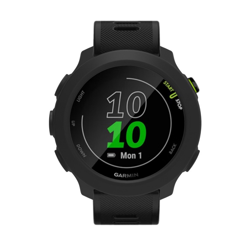 新しいソフトシリコンケースカバーガーミンフォアランナー 55 - Smartwatch New Watches のレビューと価格