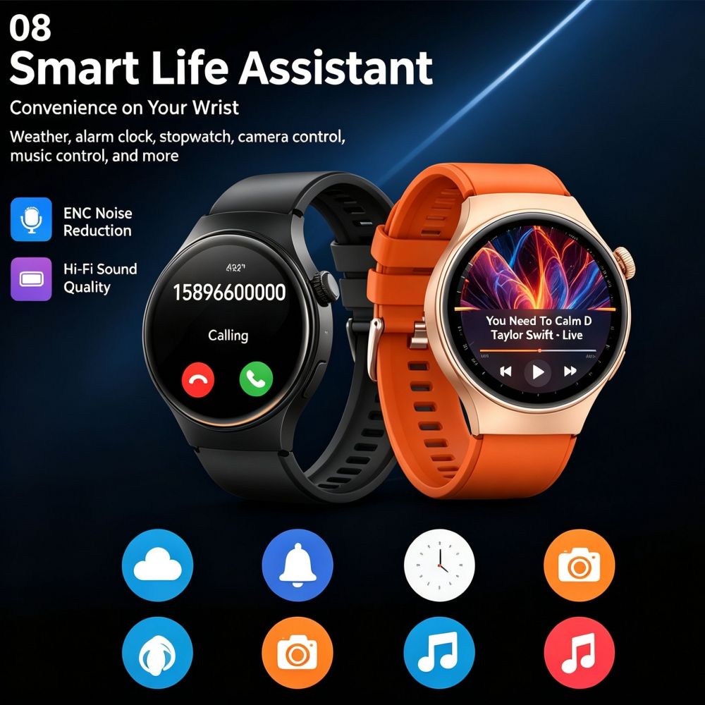 アウトドアスポーツスマートウォッチ2026 心拍数 血圧/酸 - Smartwatch Watches Wallpaper のレビューと価格