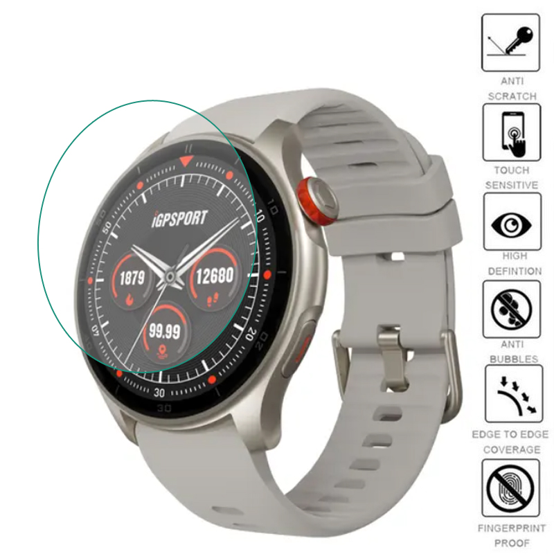 Tpu-コネクテッドウォッチ用のソフト保護フィルム,透明なス - Smartwatch English のレビューと価格