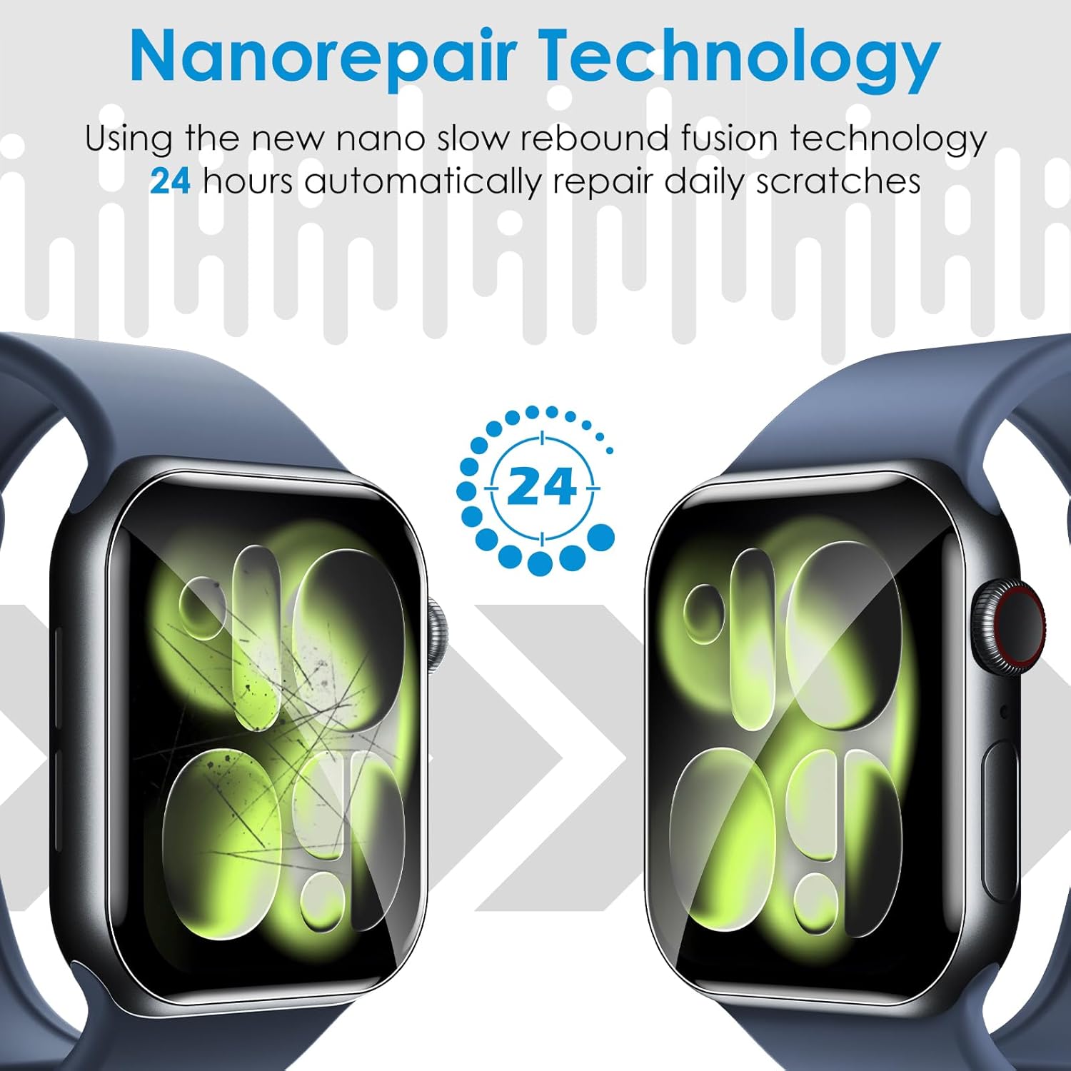 1-10 個のハイドロゲルフィルム Apple Watch  - Smart Watch Screen Protector のレビューと価格